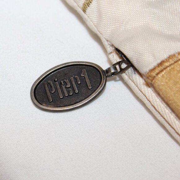 Two Pier 1 Embroidered Floral Throw Pillow Covers Elena Gilbert Vampire Diaries - Picture 10 of 15